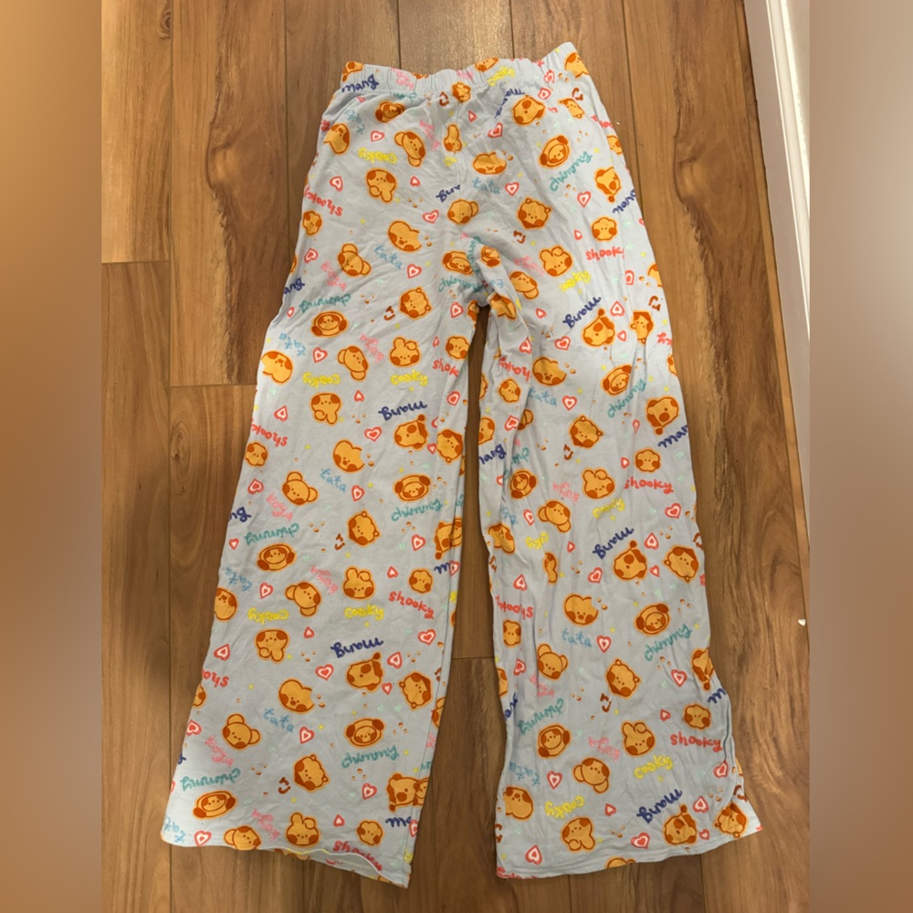 Official BT21 Line Friends SWEETIE Sleep Pajama Pants Sz Sm - Picture 3 of 3